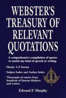 Webster's Treasury of Relevant Quotations 0517408791 Book Cover