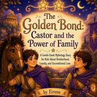 The Golden Bond: Castor and the Power of Family: A Gentle Greek Mythology Story for Kids About Brotherhood, Loyalty, and Unconditional Love (Legends of Olympus) B0HF19BCLV Book Cover