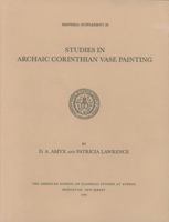 Studies in Archaic Corinthian Vase Painting 0876615280 Book Cover