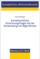 Kartellrechtliche Zurechnungsfragen Bei Der Verwendung Von Algorithmen 3756006964 Book Cover