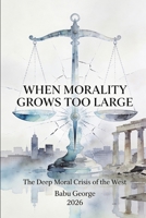 WHEN MORALITY GROWS TOO LARGE: The Deep Moral Crisis of the West B0GMCP41B7 Book Cover