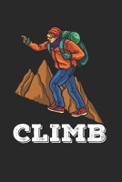 Klettern Bouldern Notizbuch: Klettern Bouldern Notizbuch für Kletterer  / Notizheft / Notizblock A5 (6x9in) Dotted Notebook / Punkteraster / 120 gepunktete Seiten (German Edition) 1671366301 Book Cover