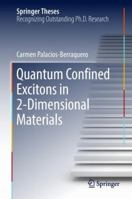 Quantum Confined Excitons in 2-Dimensional Materials 3030014819 Book Cover