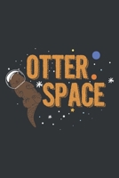 Otter Space: Notebook 6x9 Checkered White Paper 118 Pages | Space Otters 1082540307 Book Cover