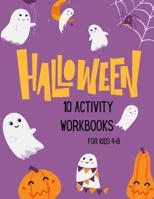 Halloween activity book for kids: 10 BOOKS IN ONE FOR SMART KIDS...ALL HALLOWEEN FUN ACTIVITIES!! B0CL8Z3K82 Book Cover