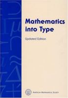 Mathematics into Type (Updated Edition) 0821800531 Book Cover