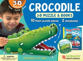 Crocodile 3-D Puzzle & 2-Book Set 1642691186 Book Cover