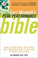 Earl Mindell's Peak Performance Bible 0743204379 Book Cover