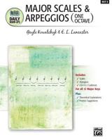 Daily Warm-Ups, Bk 3: Major Scales & Arpeggios (One Octave) 147062950X Book Cover