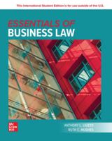 Essentials of Business Law: 2024 Release ISE 126691482X Book Cover