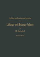 Leitfaden Zum Berechen Und Entwerfen Von Luftungs- Und Heizungs-Anlagen 3662406241 Book Cover