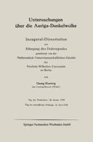 Untersuchungen Uber Die Auriga-Dunkelwolke: Inaugural-Dissertation Zur Erlangung Des Doktorgrades Genehmigt Von Der Mathematisch-Naturwissenschaftlichen Fakultat Der Friedrich-Wilhelms-Universitat Zu  3662313014 Book Cover