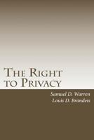 The Right to Privacy 1452819246 Book Cover