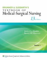 Brunner & Suddarth's Textbook of Medical-Surgical Nursing, 2-volume Set, 13th Ed + Lippincott CoursePoint Access Code + Lippincott's DocuCare, 18-month Access Code 1469864207 Book Cover