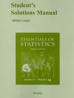 Student's Solutions Manual for Essentials of Statistics 0321439570 Book Cover