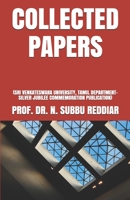 COLLECTED PAPERS: (SRI VENKATESWARA UNIVERSITY, TAMIL DEPARTMENT - SILVER JUBILEE COMMEMORATION PUBLICATION) B08BDXM3M6 Book Cover