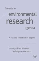 Towards a Collaborative Environment Research Agenda: A Second Selection of Papers 0333674804 Book Cover