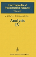 Analysis IV: Linear and Boundary Integral Equations (Encyclopaedia of Mathematical Sciences) 3642634915 Book Cover