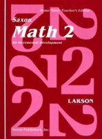 Saxon Math 2: Home School Teachers Edition 1565770234 Book Cover