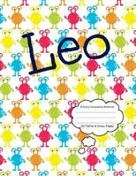 Leo Primary Composition Notebook 120 Draw & Write Pages: for Elementary School Kids 1073095851 Book Cover