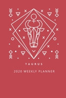 Taurus 2020 Weekly Planner (Red) 1710316764 Book Cover