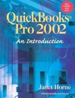 QuickBooks Pro 2002: An Introduction [With CDROM] 0130756636 Book Cover