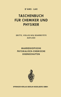 Makroskopische Physikalisch-Chemische Eigenschaften 3642495427 Book Cover