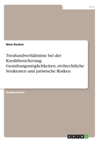 Treuhandverhältnisse bei der Kreditbesicherung. Gestaltungsmöglichkeiten, zivilrechtliche Strukturen und juristische Risiken (German Edition) 3346159272 Book Cover