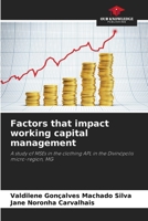 Factors that impact working capital management 6208643449 Book Cover