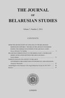 The Journal of Belarusian Studies 1291893253 Book Cover