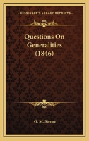 Questions on Generalities 1011050110 Book Cover