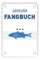 Fangbuch: Anglers Fangbuch Fisch Vintage Blaues Design - Angelbuch - Fangbuch zum ausf�llen + Spruchsammlung - 120 Seiten (DIN A5/15x22cm) Glanz Cover - Anglersport, Hobby, Fischen, F�nge, Angeln Logb 1661255515 Book Cover