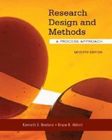 Research Design and Methods: A Process Approach 0073532029 Book Cover