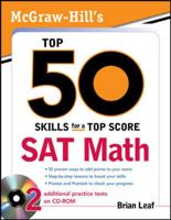 McGraw-Hill's Top 50 Skills for a Top Score: SAT Math 0071613919 Book Cover