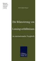 Die Bilanzierung Von Leasingverhaltnissen Im Internationalen Vergleich 3937686401 Book Cover