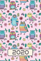 2020: Planer - Motiv: S��e Vintage Pastell Eulen - Greifvogel Kalender Terminplaner - Vogel Terminkalender Wochenplaner, Monatsplaner & Jahresplaner - DIN A 5 Taschenkalender 120 Seiten f�r Schule Stu 1704074428 Book Cover