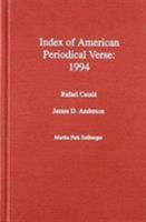 Index of American Periodical Verse 1994 0810832275 Book Cover