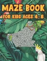 Maze Book For Kids Ages 4-8: Extra Tricky Maze Game Beginner Levels Challenging Mazes for Kids 4-6, 6-8 year olds Maze book for Children Games Problem-Solving Cute Gift For Cute Kids B08N9CRX21 Book Cover
