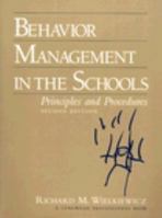 Behavior Management in the Schools: Principles and Procedures 0205164595 Book Cover