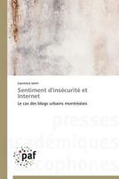 Sentiment D'Insa(c)Curita(c) Et Internet 3838177401 Book Cover