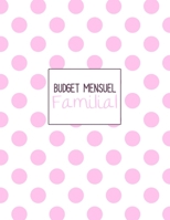 Budget mensuel familial: Journal de caisse, registre comptable de famille, privé, personnel | 100 pages de 25 lignes chacune| 102 pages | Pois roses | Format A4 8,5" x 11" (French Edition) 170031257X Book Cover