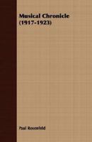 Musical Chronicle 102203958X Book Cover