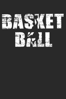 Basketball: 6 x 9 Dotted Dot Grid Notebook - Distressed Look Basketball Journal Gift For Basketball Players (108 Pages) 1704510732 Book Cover