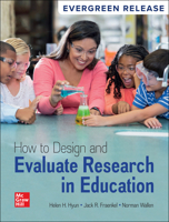 How to Design and Evaluate Research in Education 126635624X Book Cover
