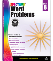 Word Problems, Grade 8 1624427340 Book Cover