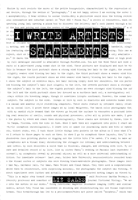 I Write Artist Statements 1942084528 Book Cover