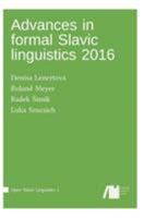 Advances in Formal Slavic Linguistics 2016 1013293002 Book Cover