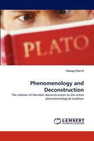 Phenomenology and Deconstruction 383838895X Book Cover