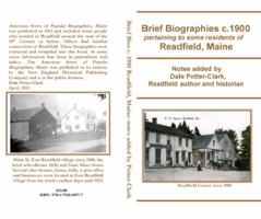 Biographies c.1900: Readfield, Maine 1792369379 Book Cover