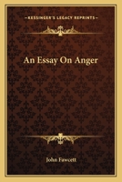 An Essay On Anger 1140746561 Book Cover